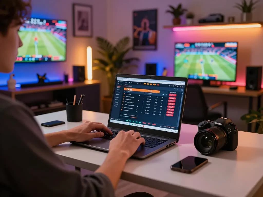 Person actively betting on F168's online sports platform, highlighting an engaging gaming experience.