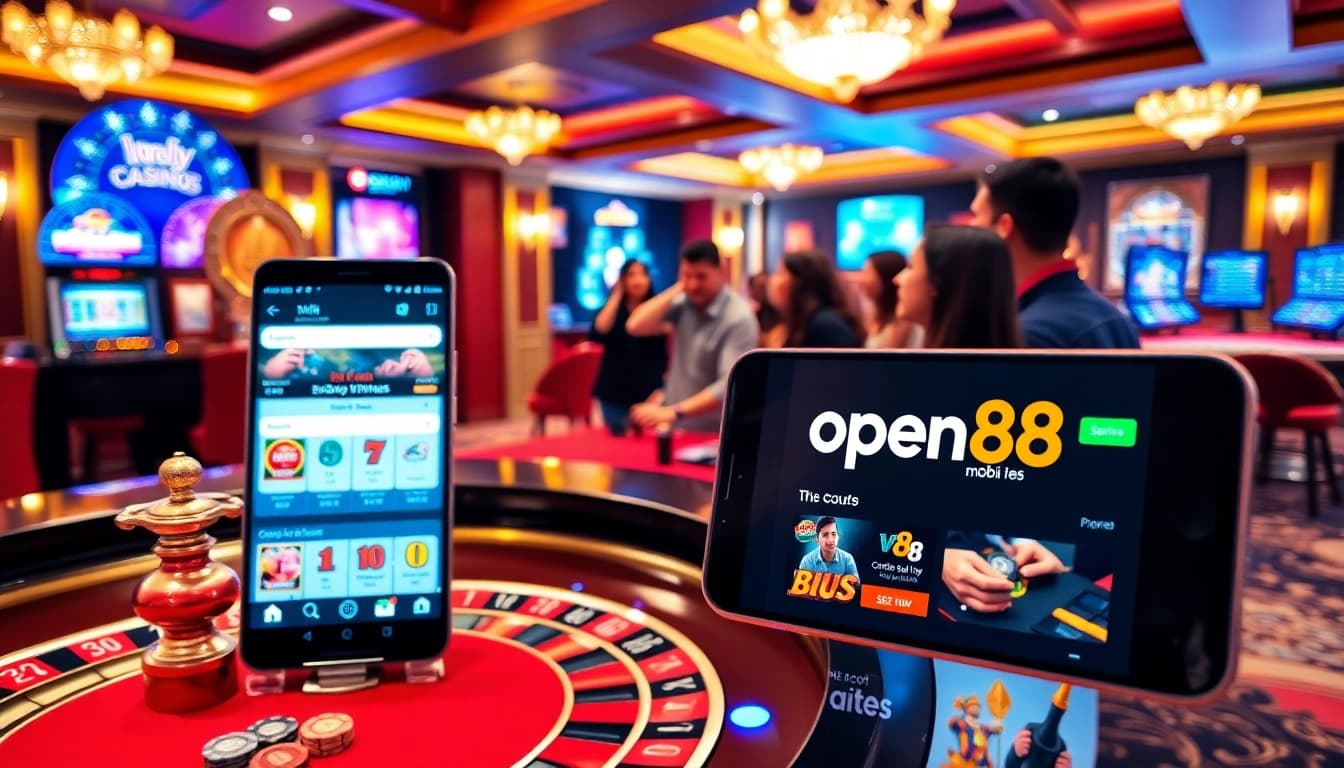 Experience the excitement of online gambling with open88 mobi showcasing thrilling casino games.