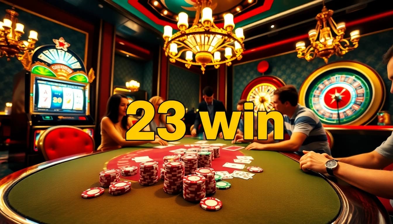 Experience the excitement of poker and slots at 23 win casino, with vibrant action and thrilling games.