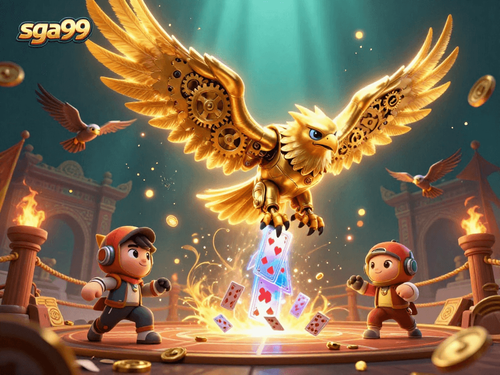 Engage with thrilling gaming adventures at sga99 with vibrant 3D digital casino art.