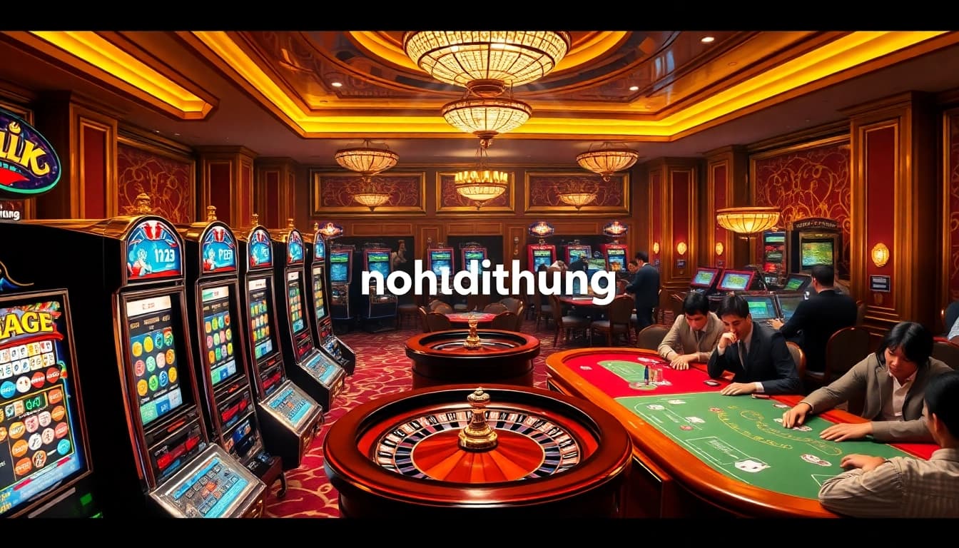 Experience the thrill of nohudoithuong at a luxury casino with vibrant games and professional play.