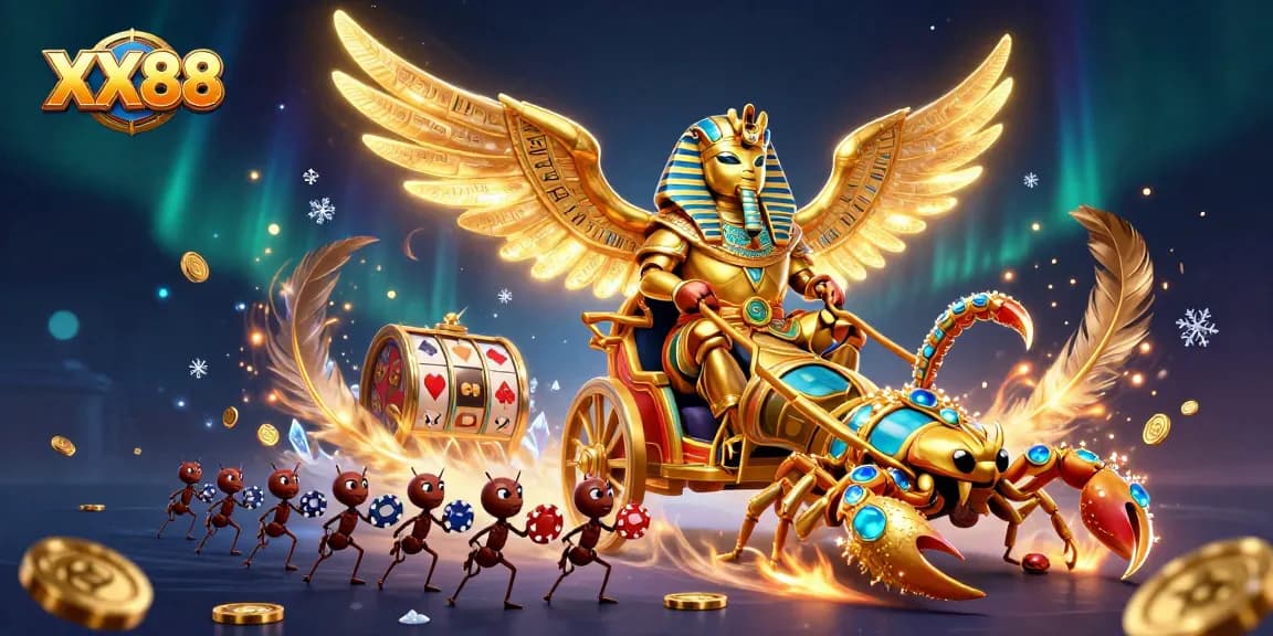 Engage in thrilling gameplay at XX88 with vibrant casino elements and captivating characters.