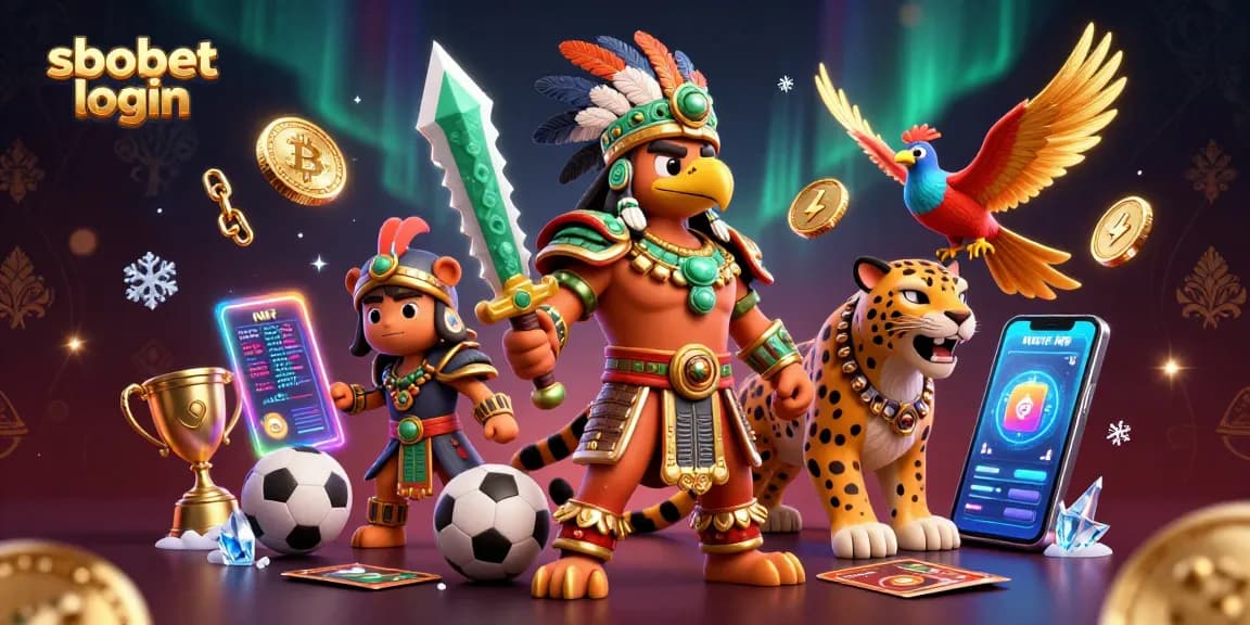 Engage in sports betting with sbobet login and view stunning rewards in this rich illustration.