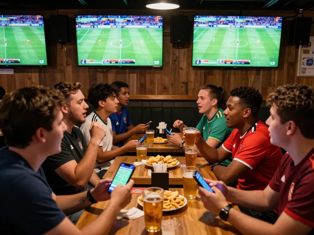 Follow the tỷ lệ nhà cái while enjoying a thrilling sports betting experience in a lively sports bar atmosphere