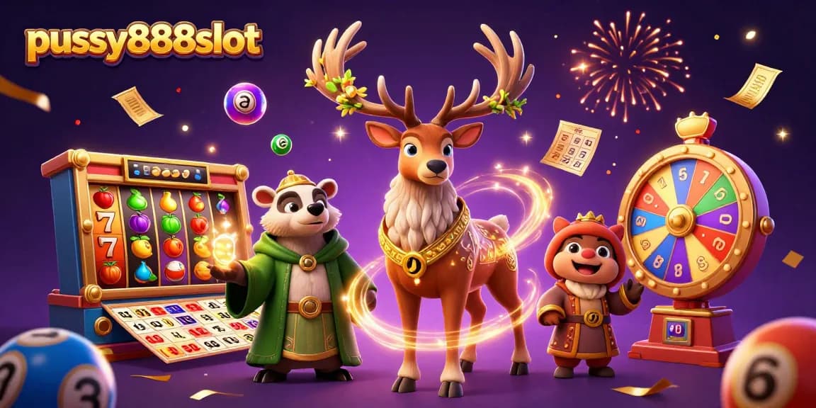 เล่นเกมสล็อต pussy888slot ที่เต็มไปด้วยกราฟิกสวยงามและฟีเจอร์สดใส