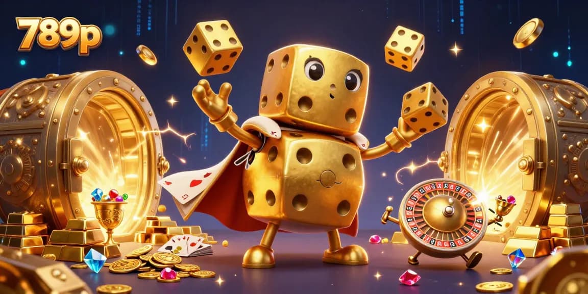 Experience thrilling wins at 789p with golden dice, treasure vaults, and vibrant casino elements