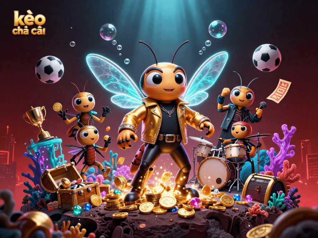 Engage with kèo nhà cái in a vibrant casino scene showcasing dynamic sports betting elements.