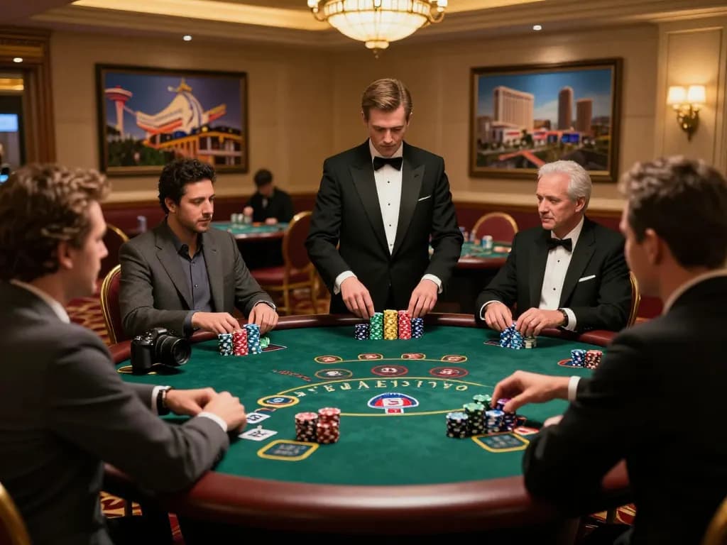 Kong 88 blackjack table with engaged players and dealer managing the game action.