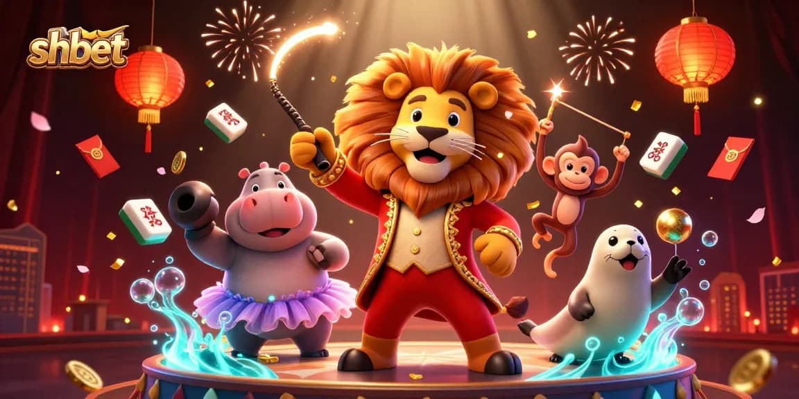 Engage in thrilling gameplay at shbet with vibrant scenes featuring animated casino characters and exciting elements.