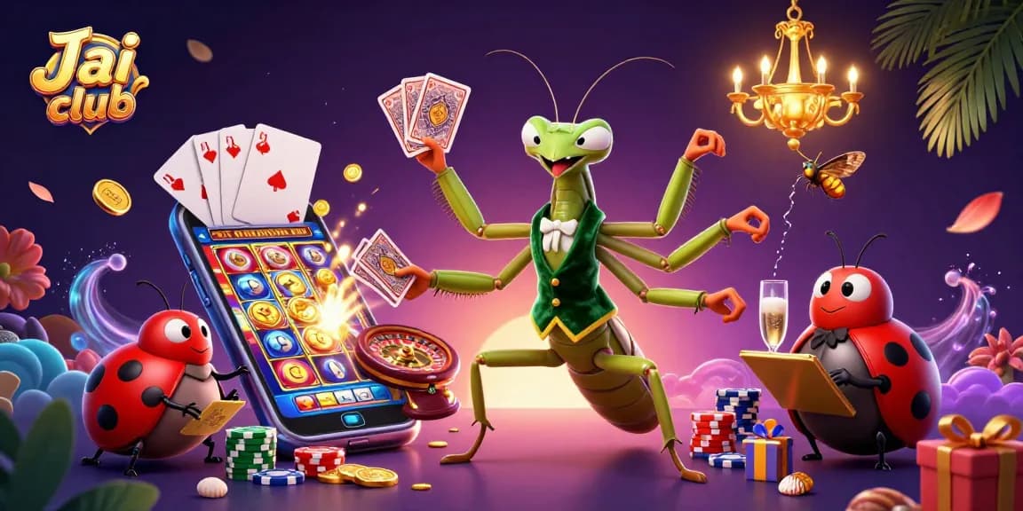 Engage in thrilling gameplay with Jai club's vibrant casino scene featuring card games and slots.