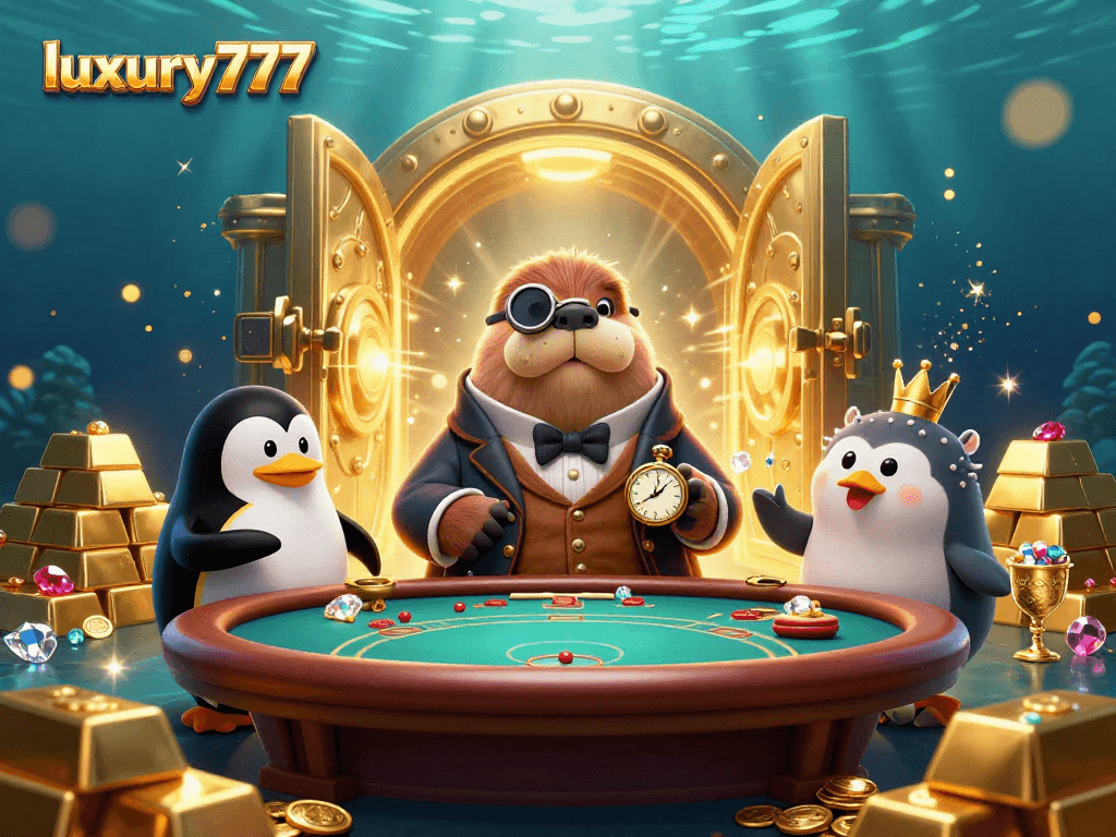 Segera menangkan jackpot di luxury777 dengan karakter lucu dalam permainan kasino bawah laut.