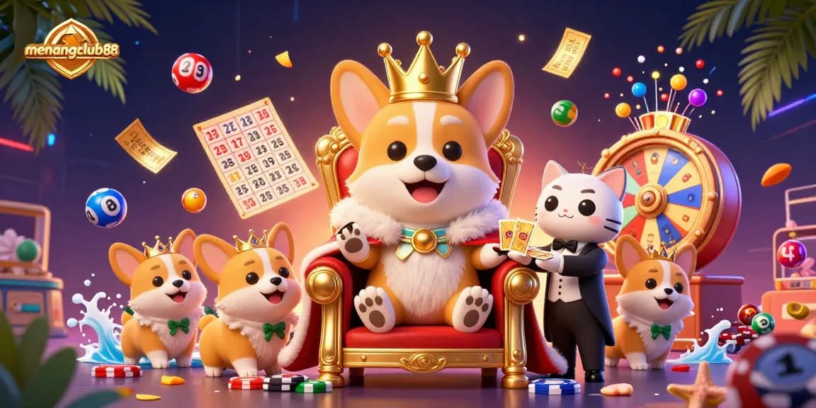 Experience the excitement of menangclub88 with vibrant adventure-themed casino gaming illustrations