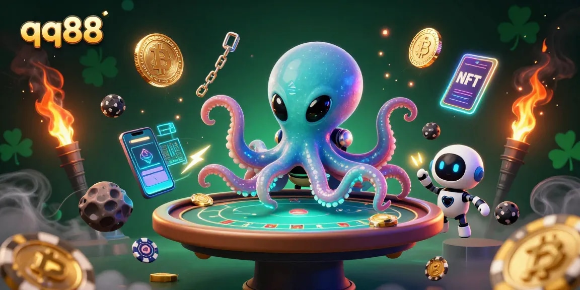 Engage with qq88's thrilling alien casino adventure featuring dynamic poker games and vibrant cryptocurrency