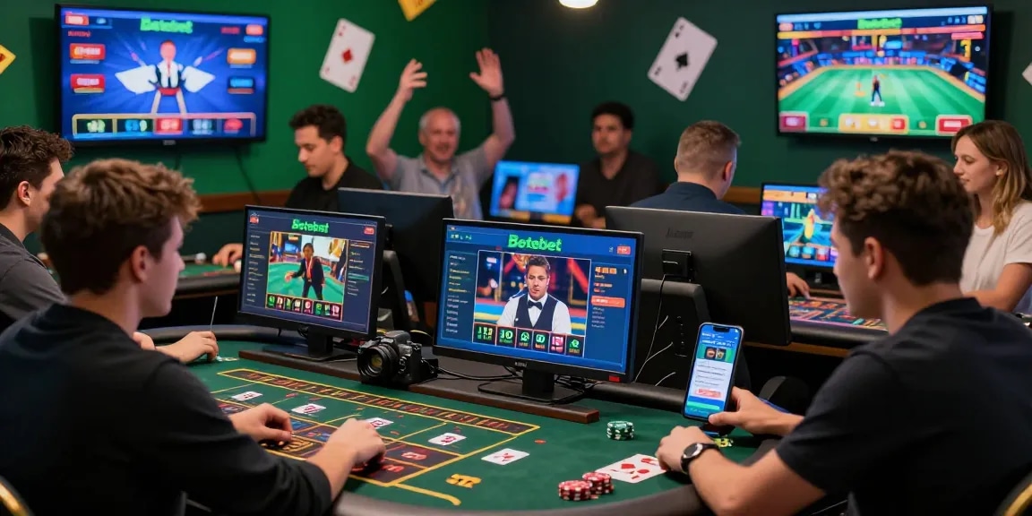 Engaging online betting scene showcasing players enjoying Betebet's live casino experience.