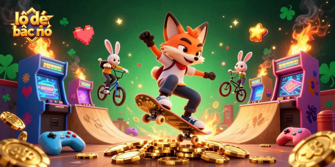 Boost your lô đề bạc nhớ strategy with dynamic casino-themed illustration showing playful characters and vibrant elements.