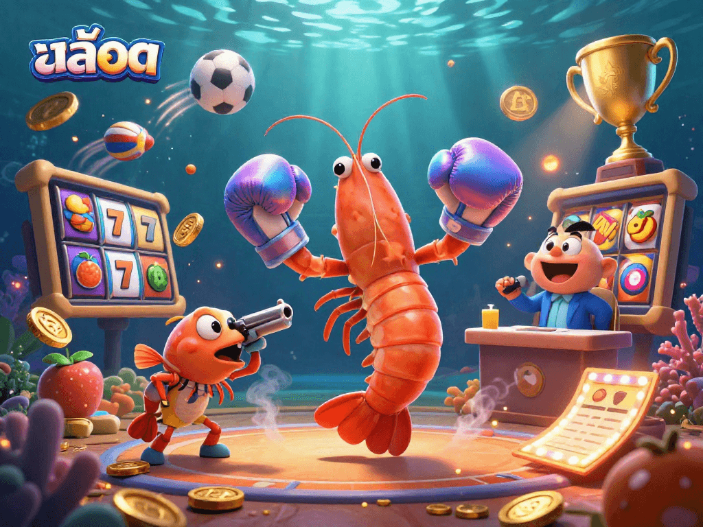 Engage with exciting สล็อต games featuring vibrant characters and dynamic elements in a captivating casino scene.