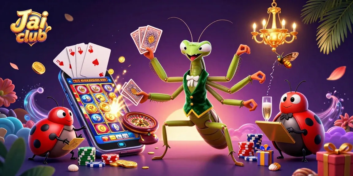 Engage in thrilling gameplay with Jai club's vibrant casino scene featuring card games and slots.