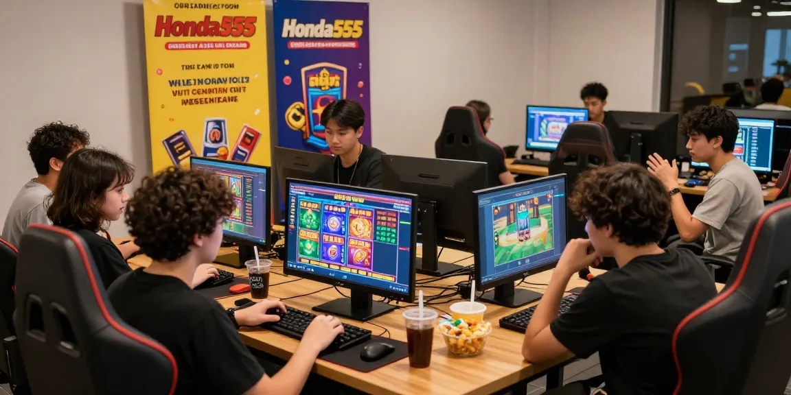 Komunitas gaming online di https://honda555.net/ dengan pemain berbagi strategi dan tips slot.