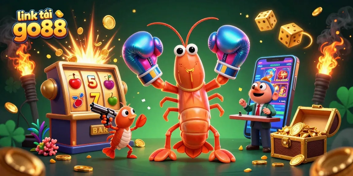 Experience the excitement with link tải go88, featuring vibrant casino elements and dynamic characters.