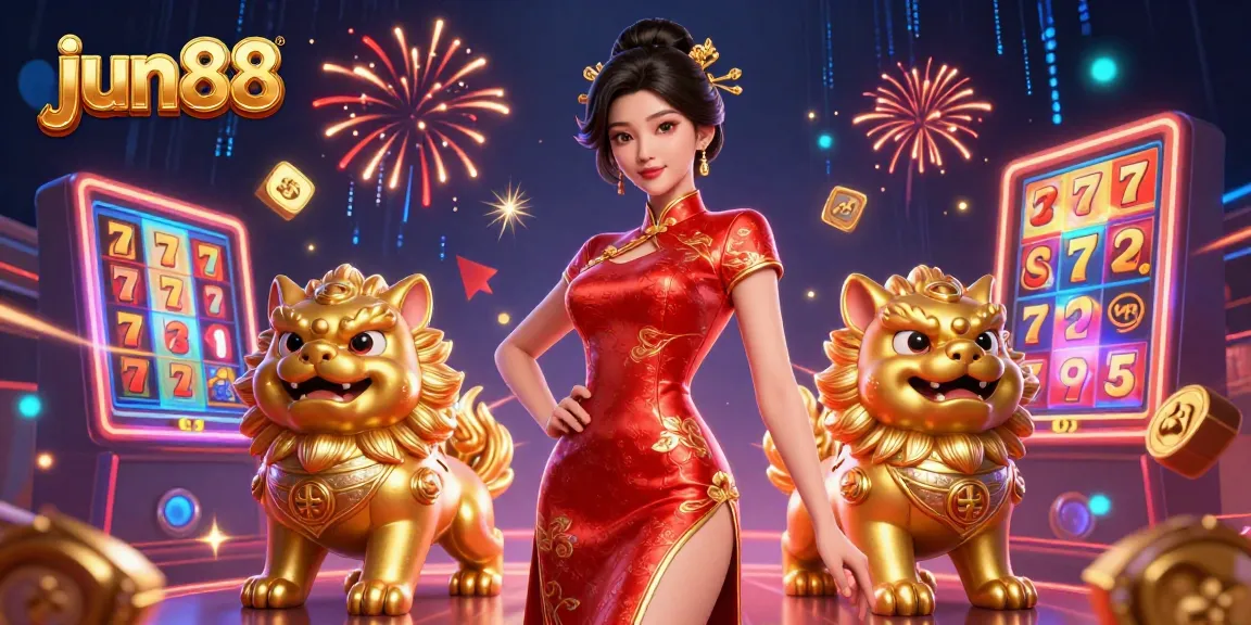 Experience thrill at jun88's online casino with exciting slot action and vibrant visuals.