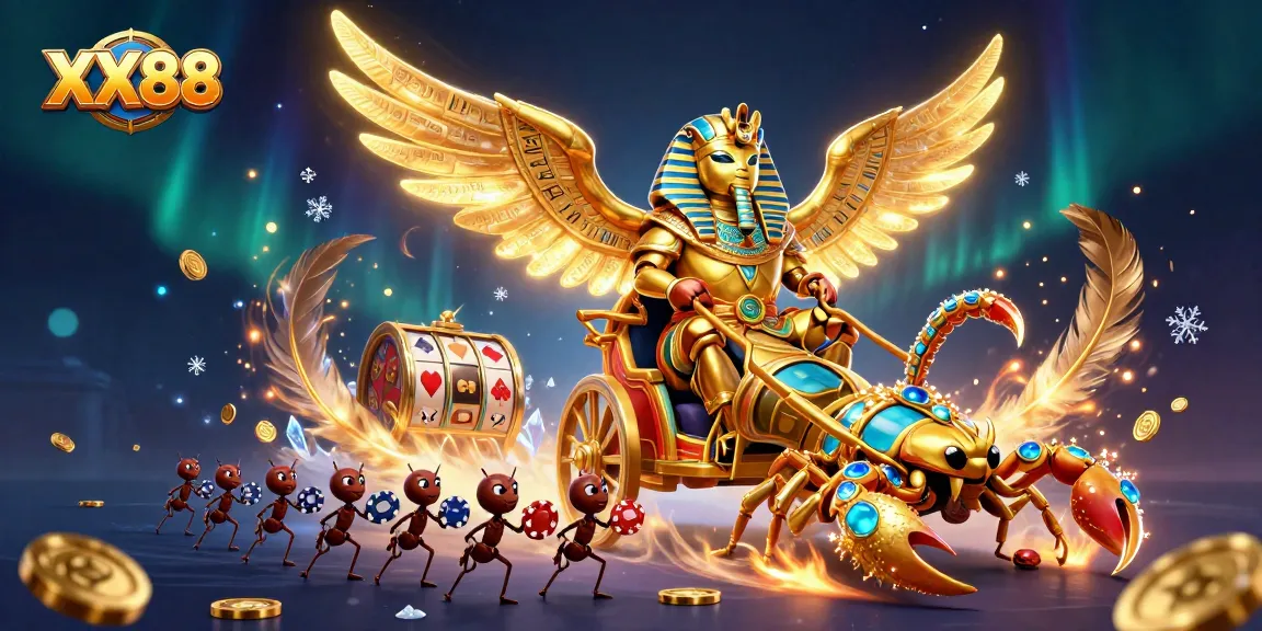 Engage in thrilling gameplay at XX88 with vibrant casino elements and captivating characters.