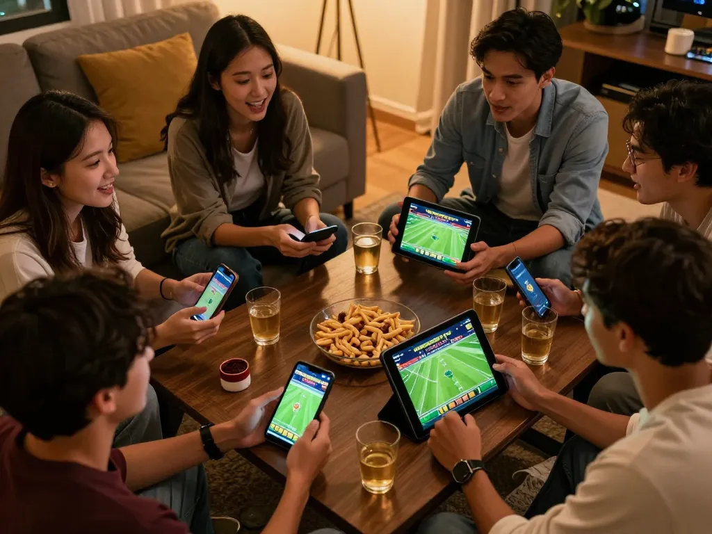 Cakhiatv enhances the excitement of friends betting on live sports together, showcasing innovative app features.