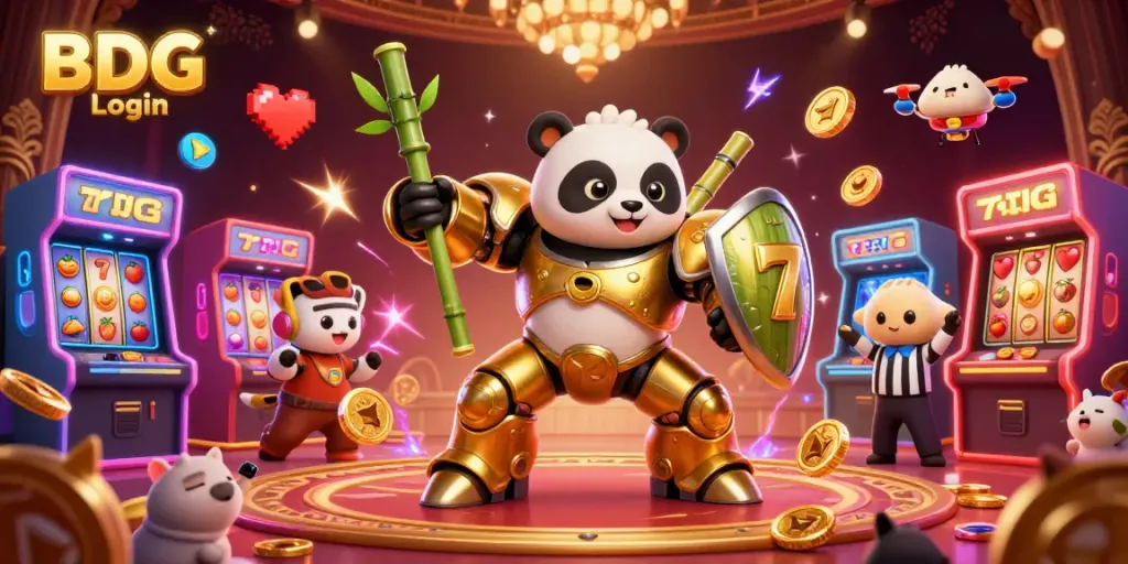 Experience thrilling gameplay with BDG Login in a vibrant casino atmosphere filled with engaging gaming elements.