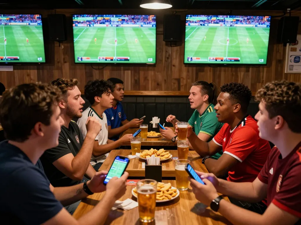 Follow the tỷ lệ nhà cái while enjoying a thrilling sports betting experience in a lively sports bar atmosphere