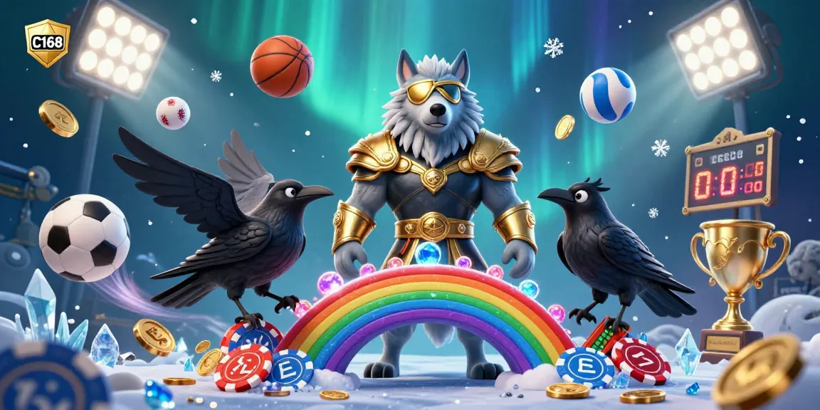 C168 immerses players into an energetic casino scene with dynamic sports elements and Norse mythology characters.