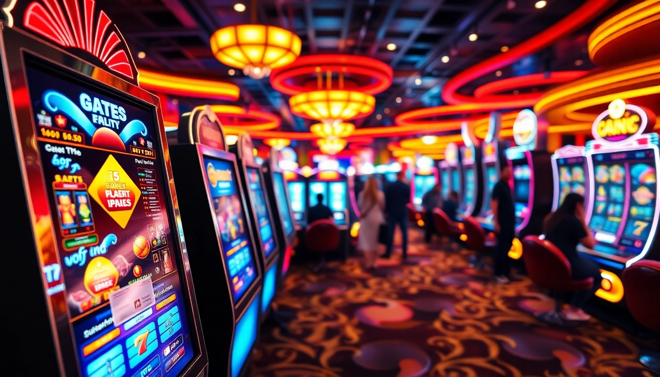 Menangkan jackpot dengan slot mesin yang menakjubkan di kasino populer.