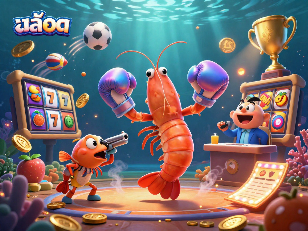 Engage with exciting สล็อต games featuring vibrant characters and dynamic elements in a captivating casino scene.