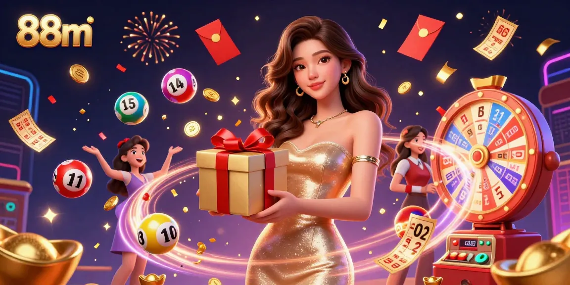 Experience 88m excitement with a vibrant Lunar New Year celebration in a casino setting.