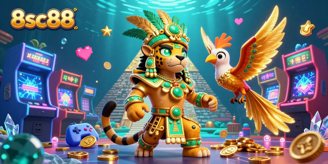 Experience thrilling games with 8sc88 in a vibrant casino scene featuring stunning visuals and immersive design.
