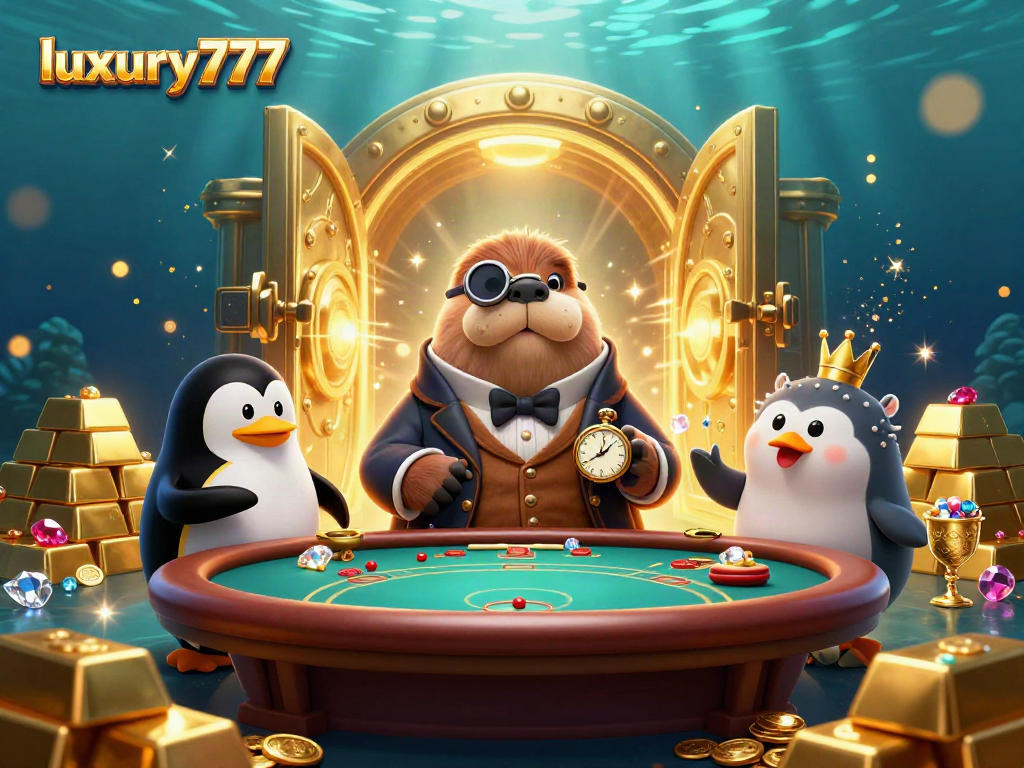 Segera menangkan jackpot di luxury777 dengan karakter lucu dalam permainan kasino bawah laut.