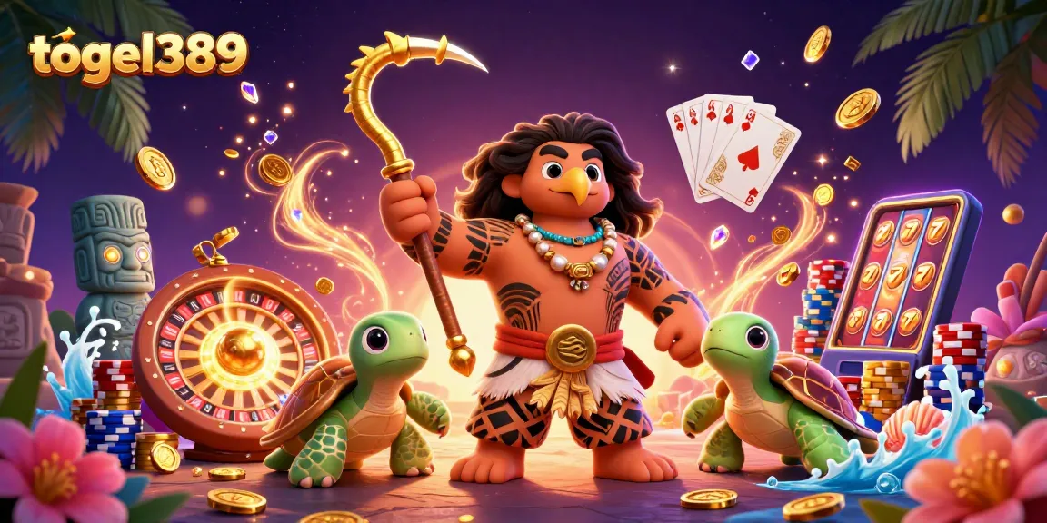 Engage with togel389, where a demigod hawk and turtle bring vibrant energy to the casino world.
