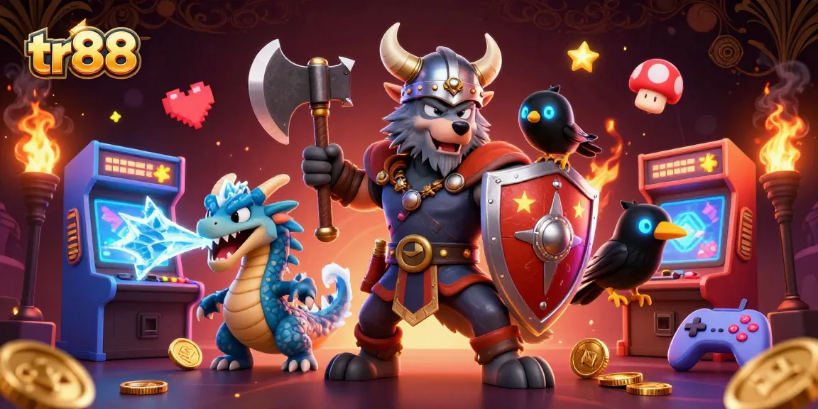 Spin the reels at tr88 with thrilling slots featuring Viking legends and magical creatures!