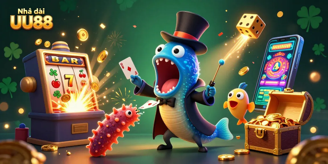 Play with winning strategies at Nhà cái UU88 while enjoying vibrant 3D casino illustrations.