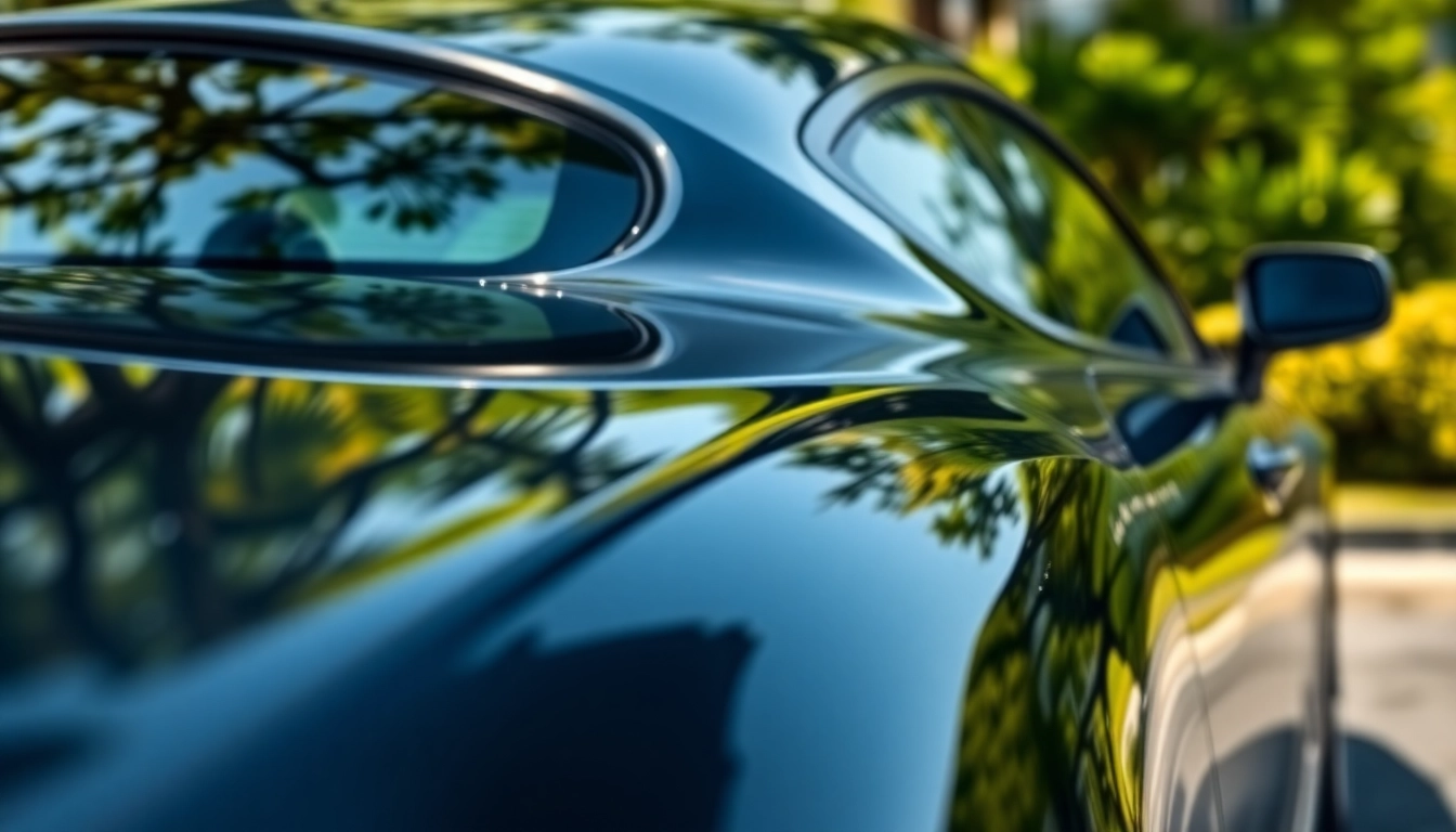 Enhance your vehicle's protection with paint protection film near me, showcasing a glossy finish.