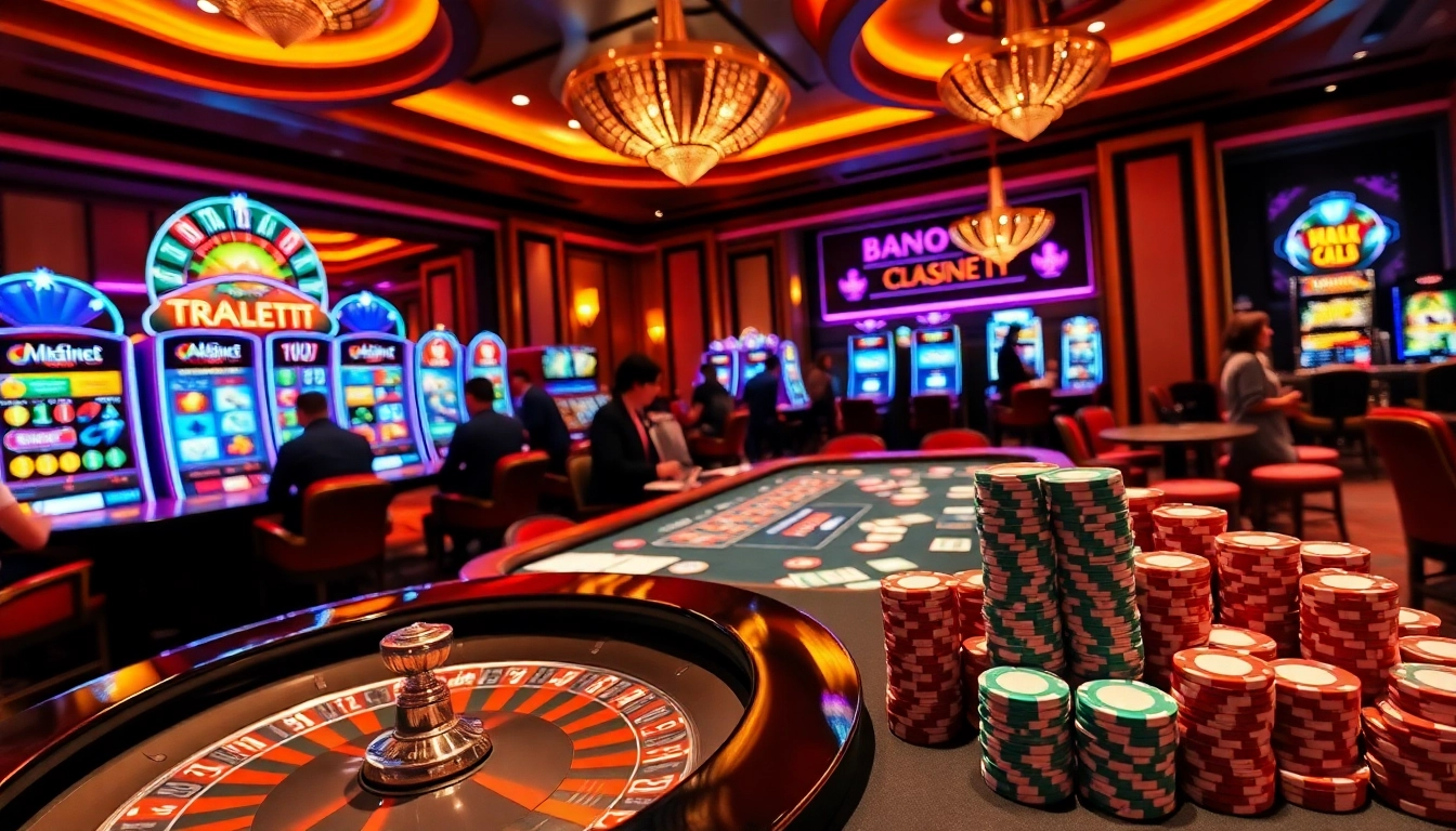 Experience thrilling gameplay at https://rr88c.org/ with vibrant casino tables and engaged gamblers.