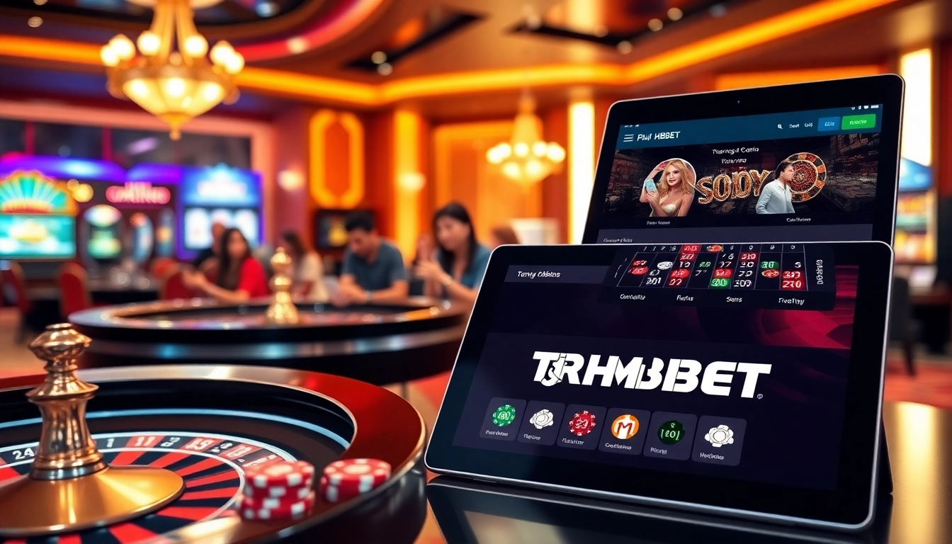 Experience the excitement at TRANG CHỦ HBBET with vibrant casino tables and engaging gameplay.