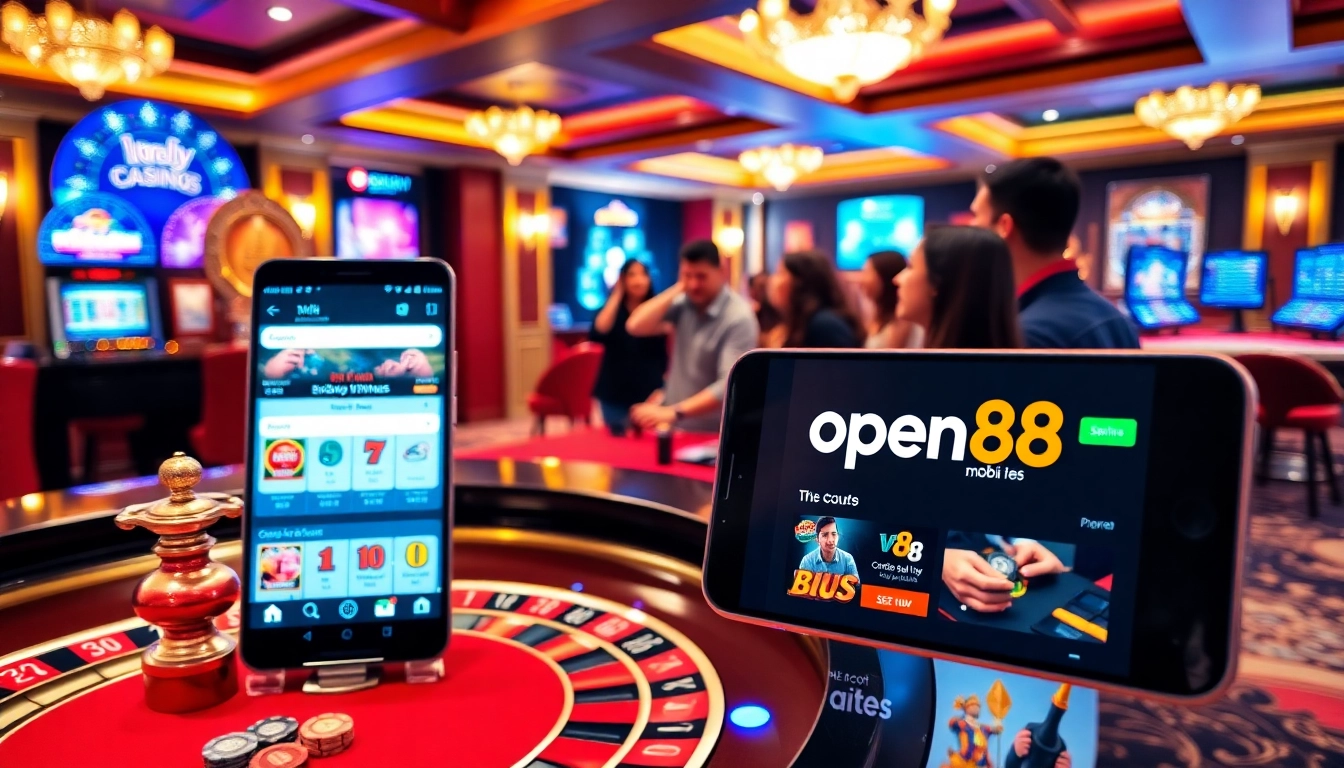 Experience the excitement of online gambling with open88 mobi showcasing thrilling casino games.