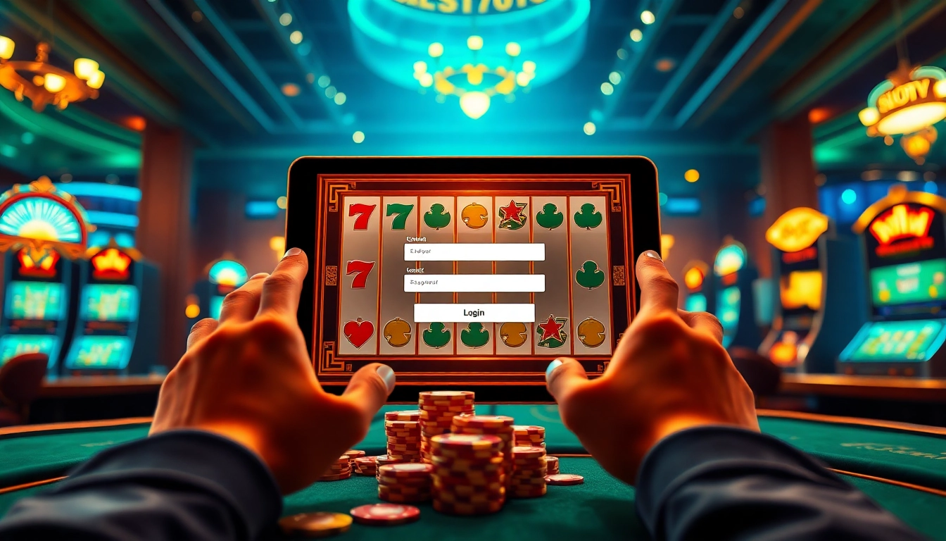 Engaging players enjoy the slot777 login experience with vibrant online casino elements.