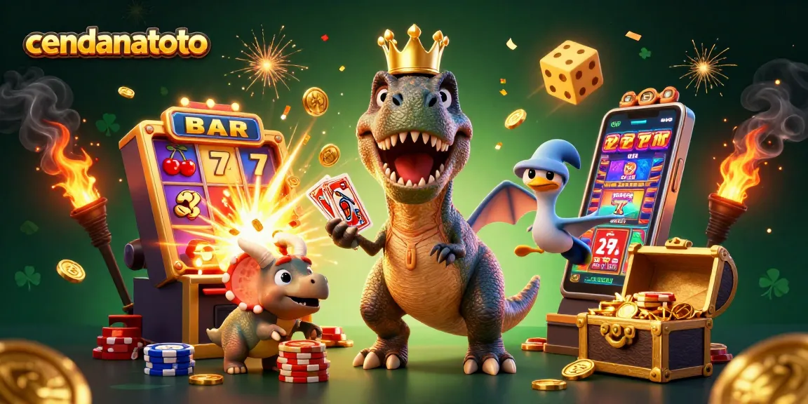 Engage with cendanatoto's lively casino scene featuring vibrant characters and jackpots.